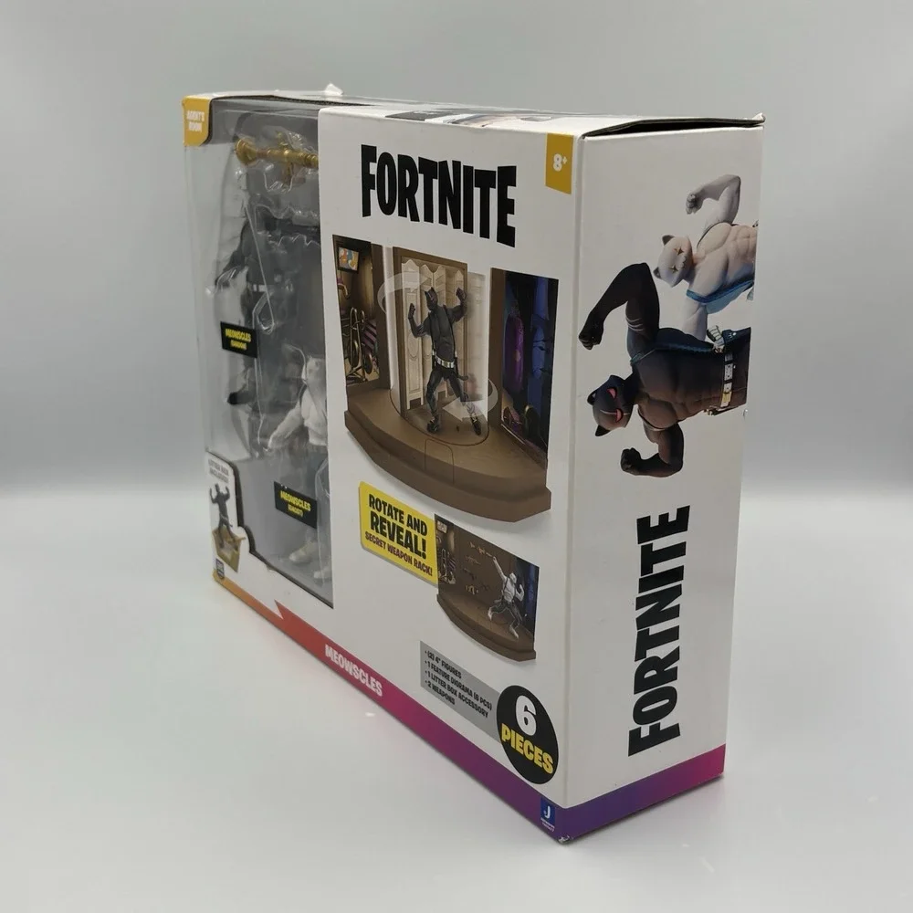 Fortnite Agents Room - Meowscles Ghost And Shadow Set - Epic Games Jazwares New‎